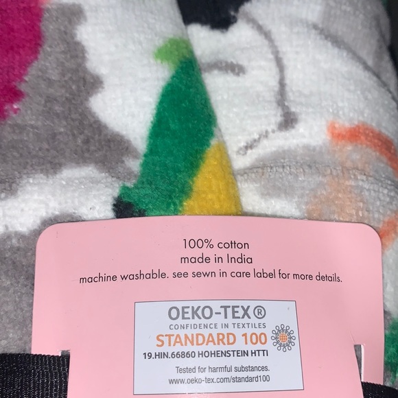 ♠️❤️kate spade New York 100% Cotton Oversized Beach Towel Beautiful Floral - Picture 13 of 15